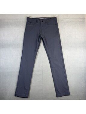 Western Rise Evolution Pants Mens 31x32 Gray Performance Chino Stretch Casual